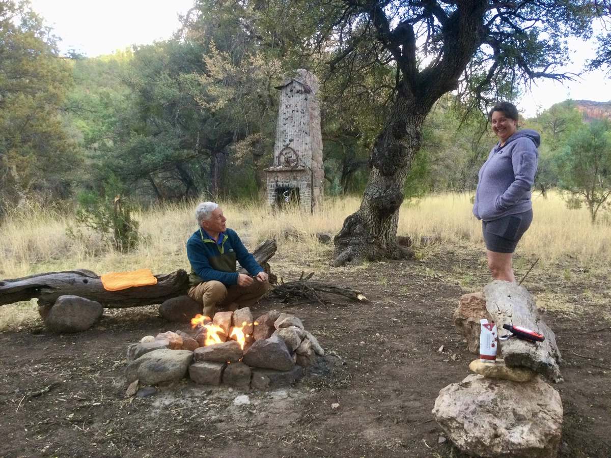 Campsire at Alum Canyon