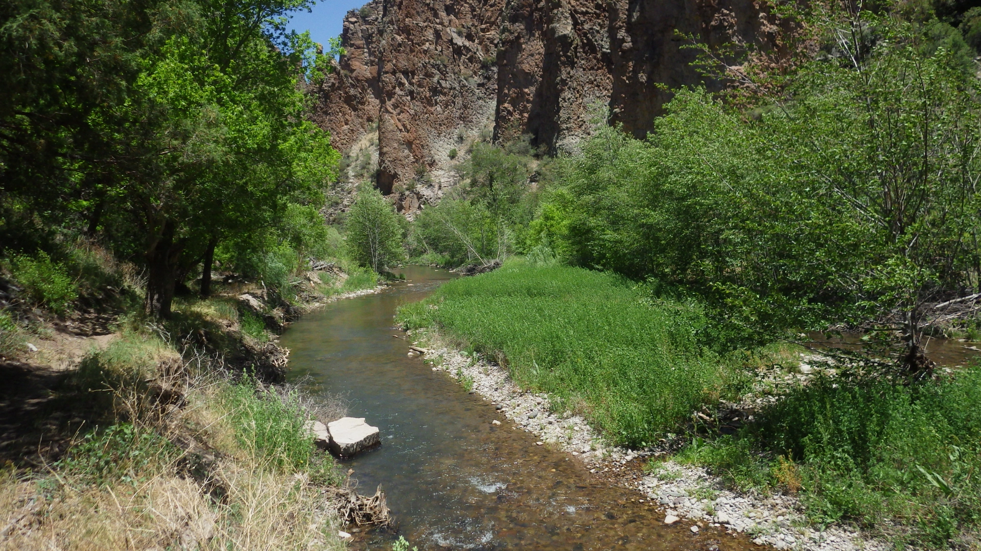 a bend in the river