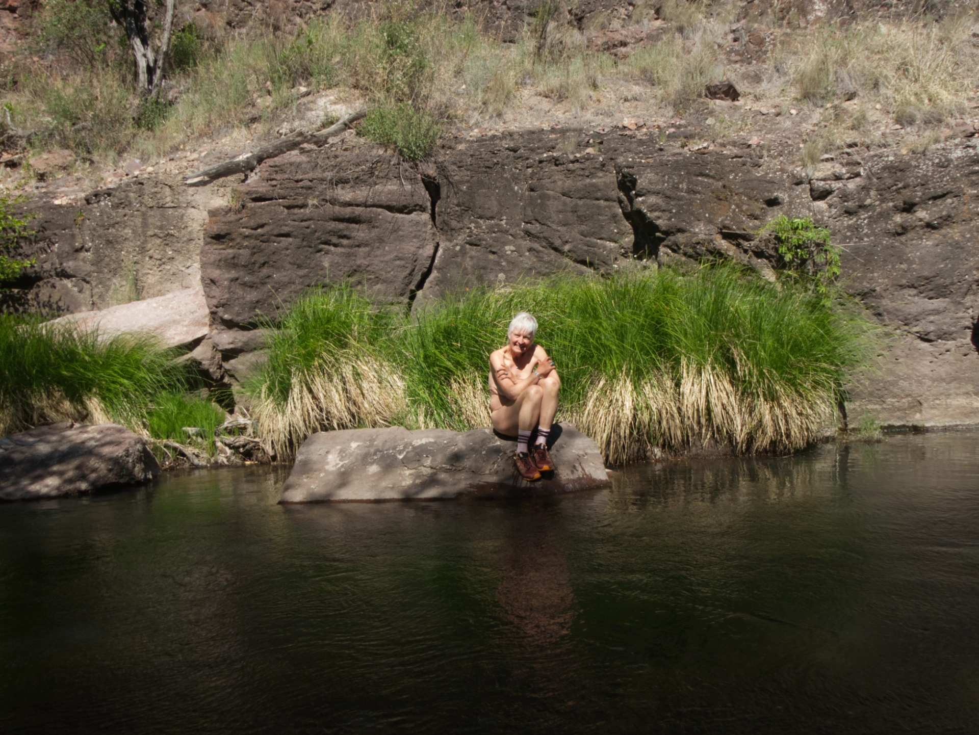 mermaid on the rocks