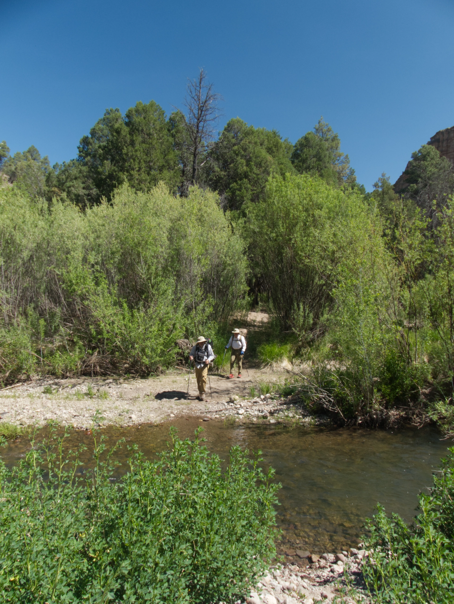 first crossing of the day