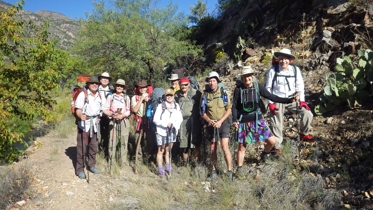 old school backpackers