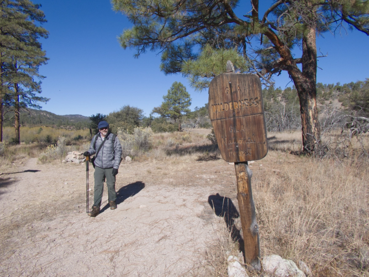 Ken at the trailhead