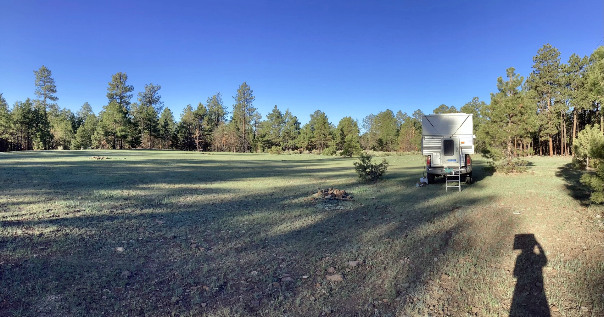 campsite in the Mangas Mountains