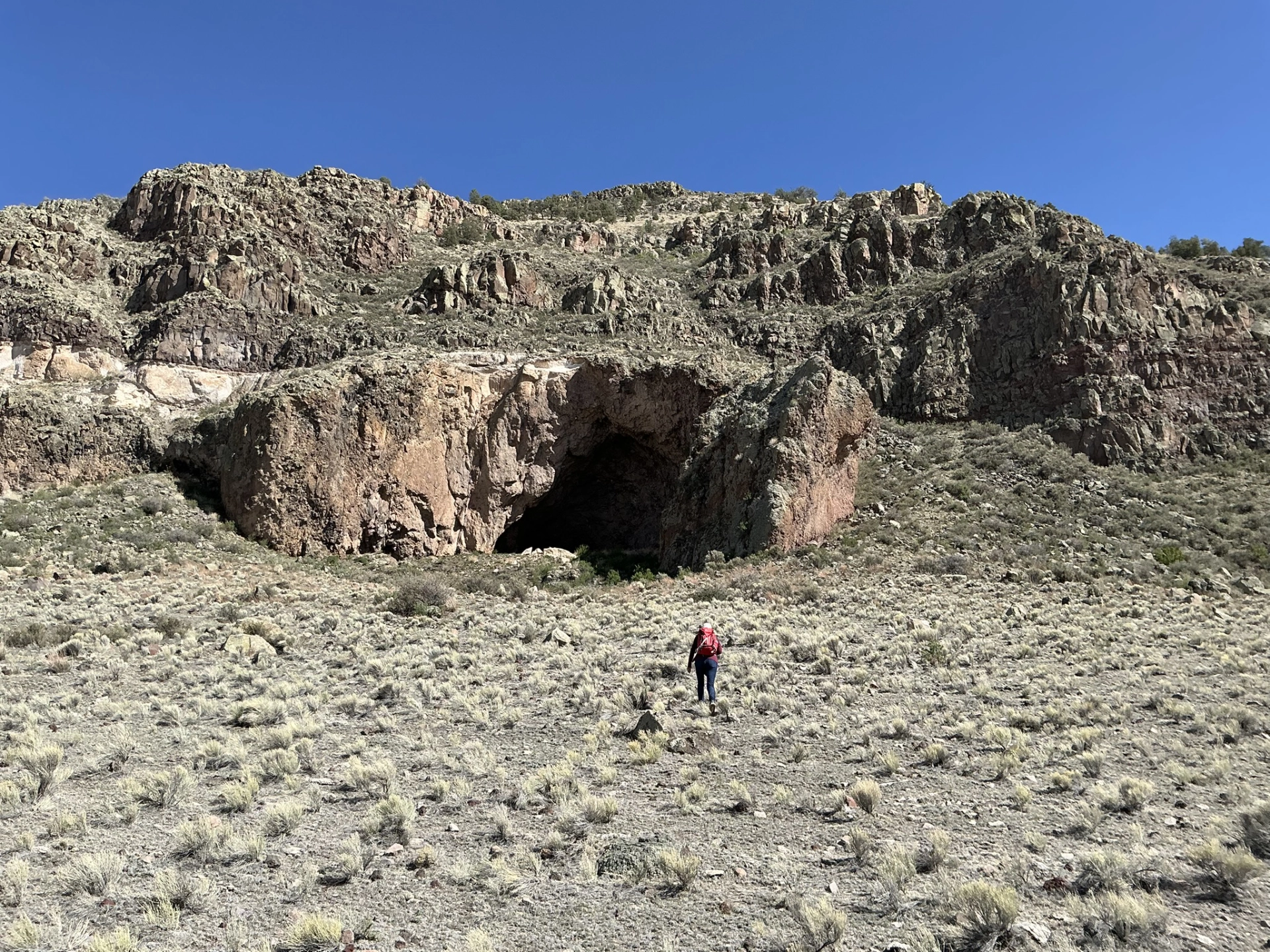 approaching Bat Cave