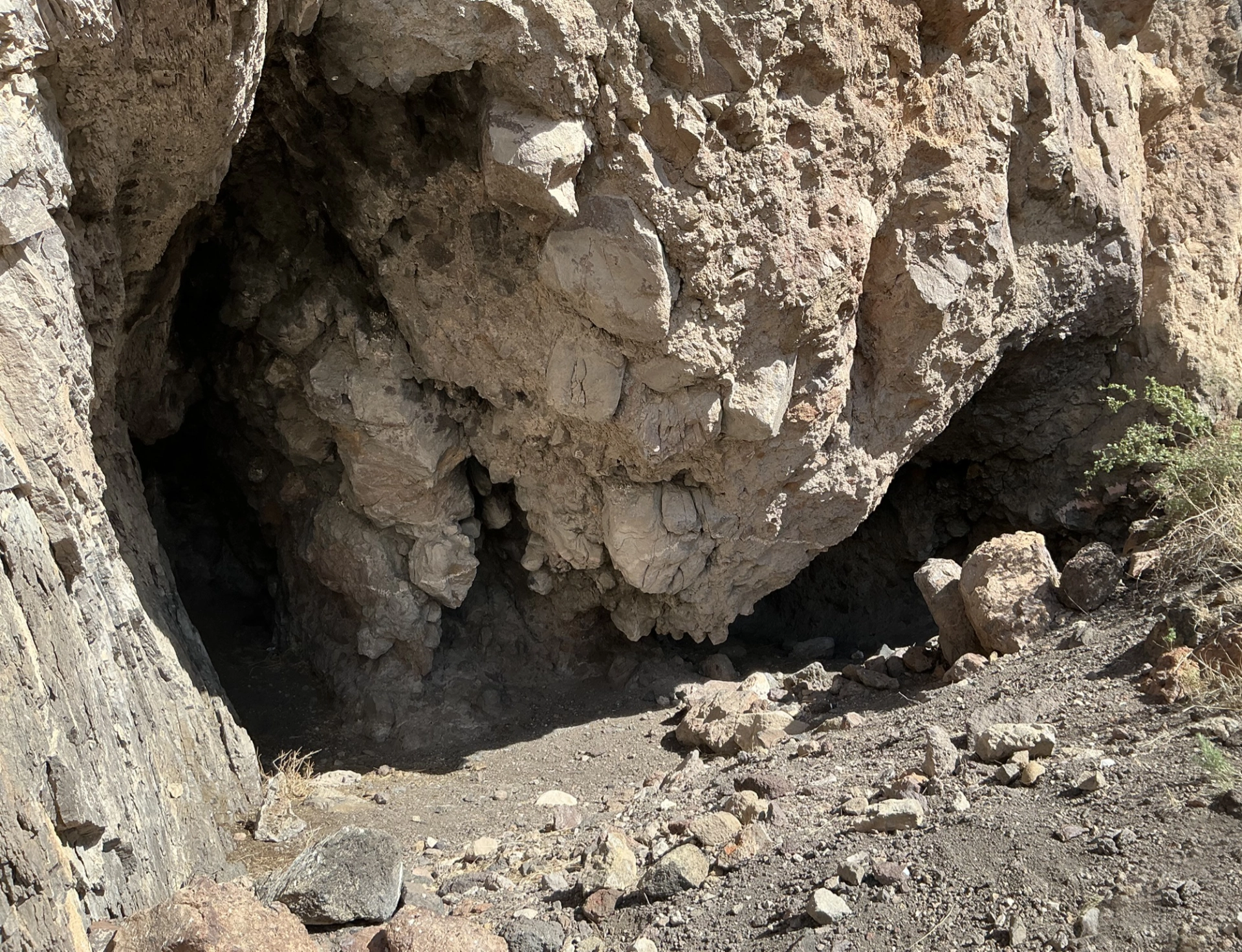former cave entrance