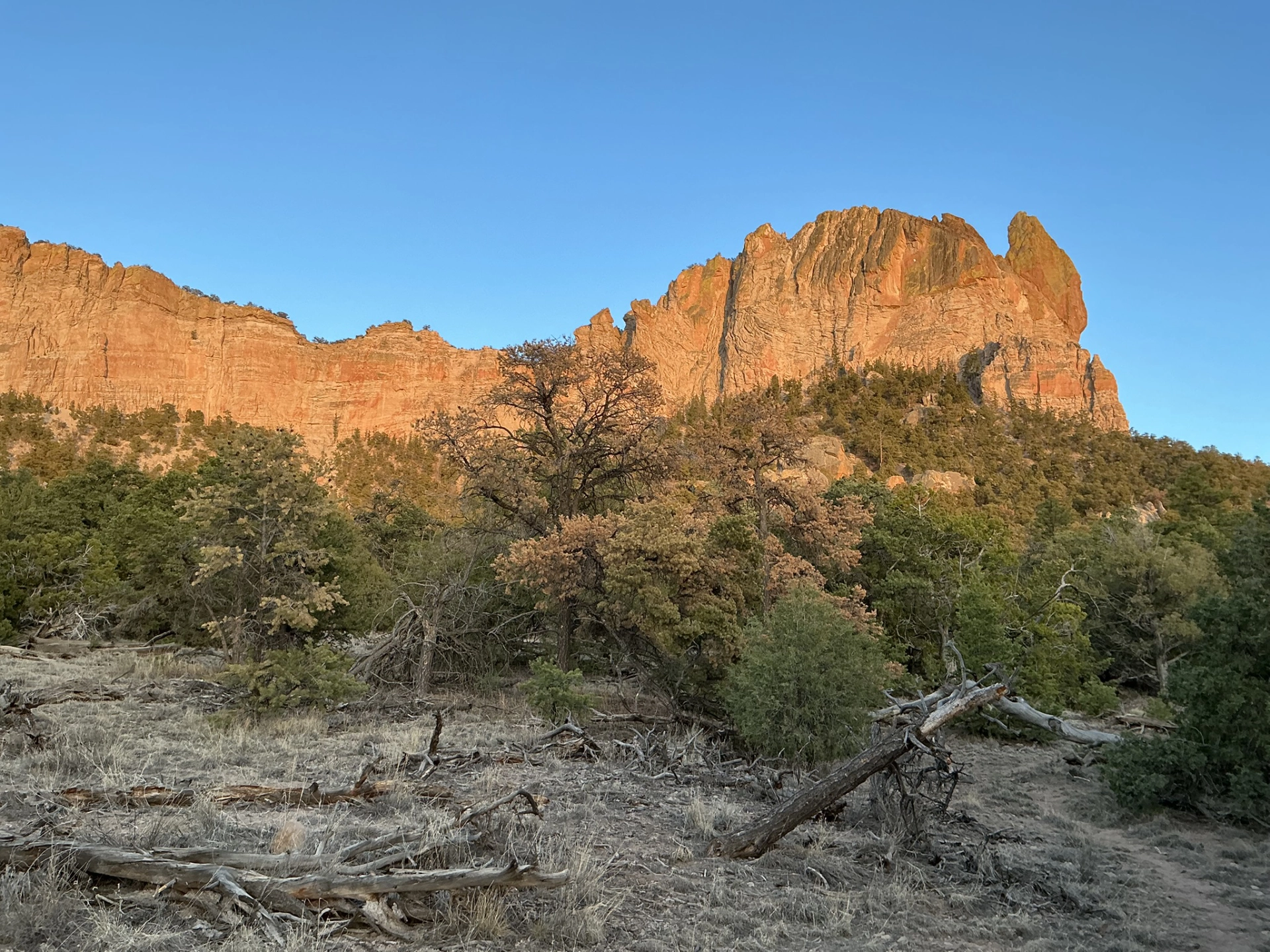 sunset in the Sawtooth Mountains