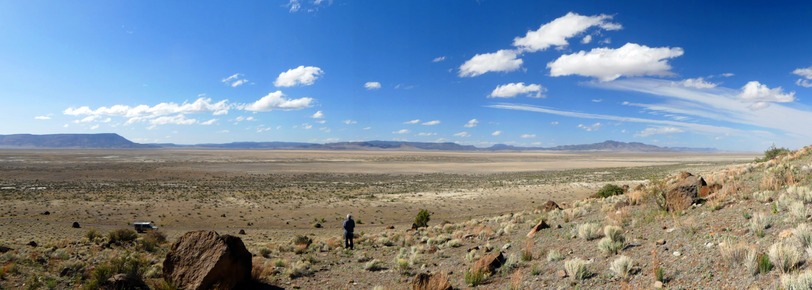 looking across the Plains of San Agustin from Bat Cave
