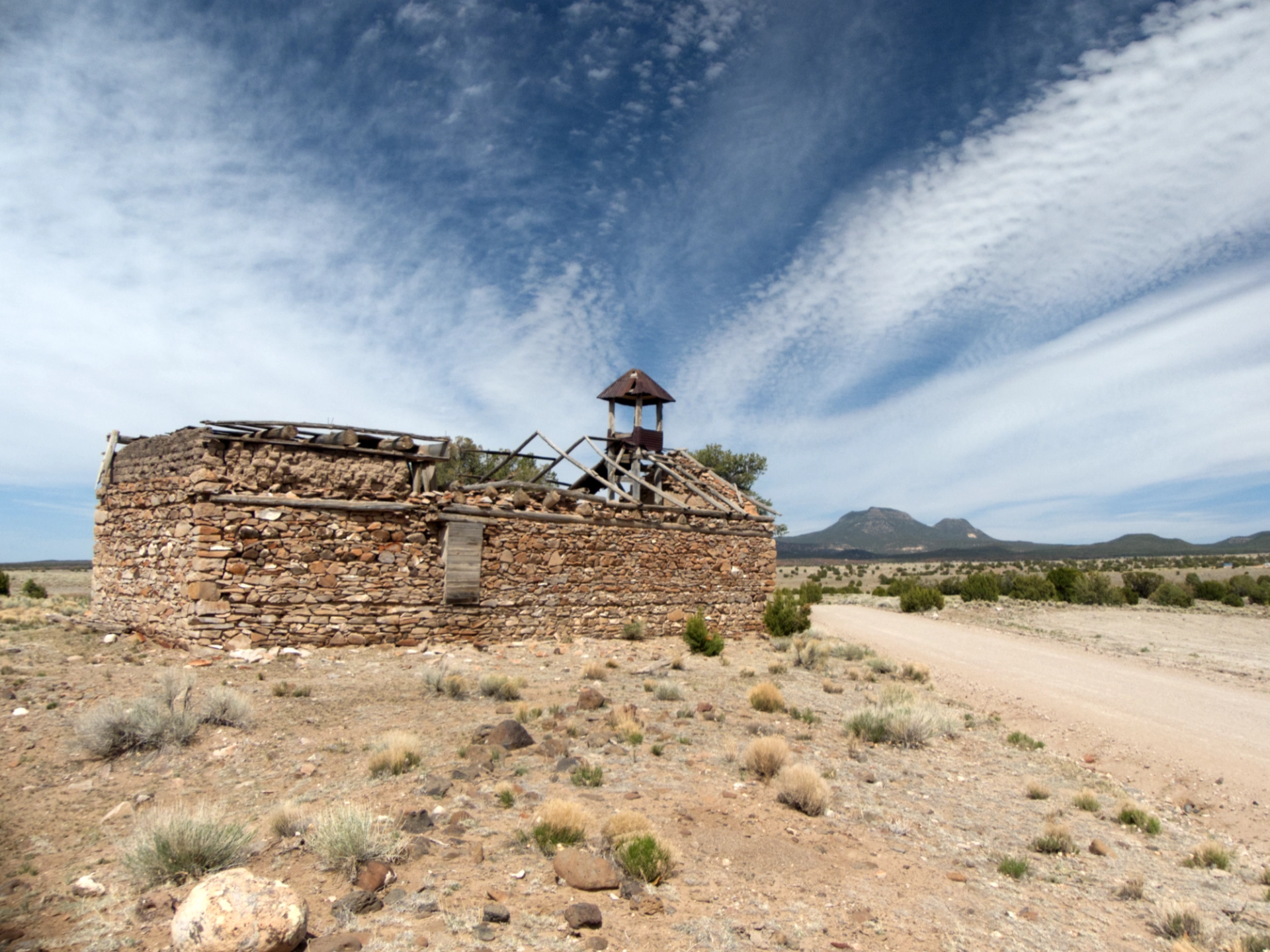 old stone schoolhouse