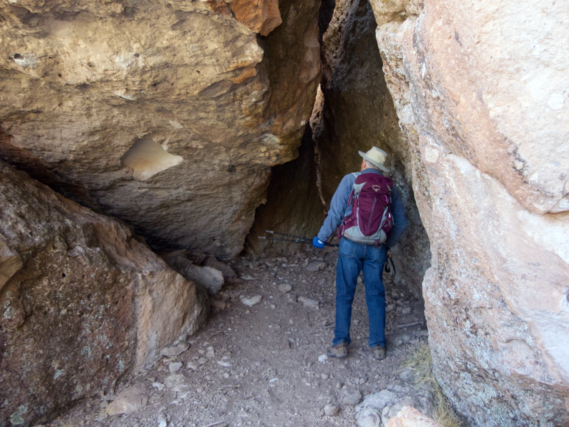 house sized boulders forming a cave
