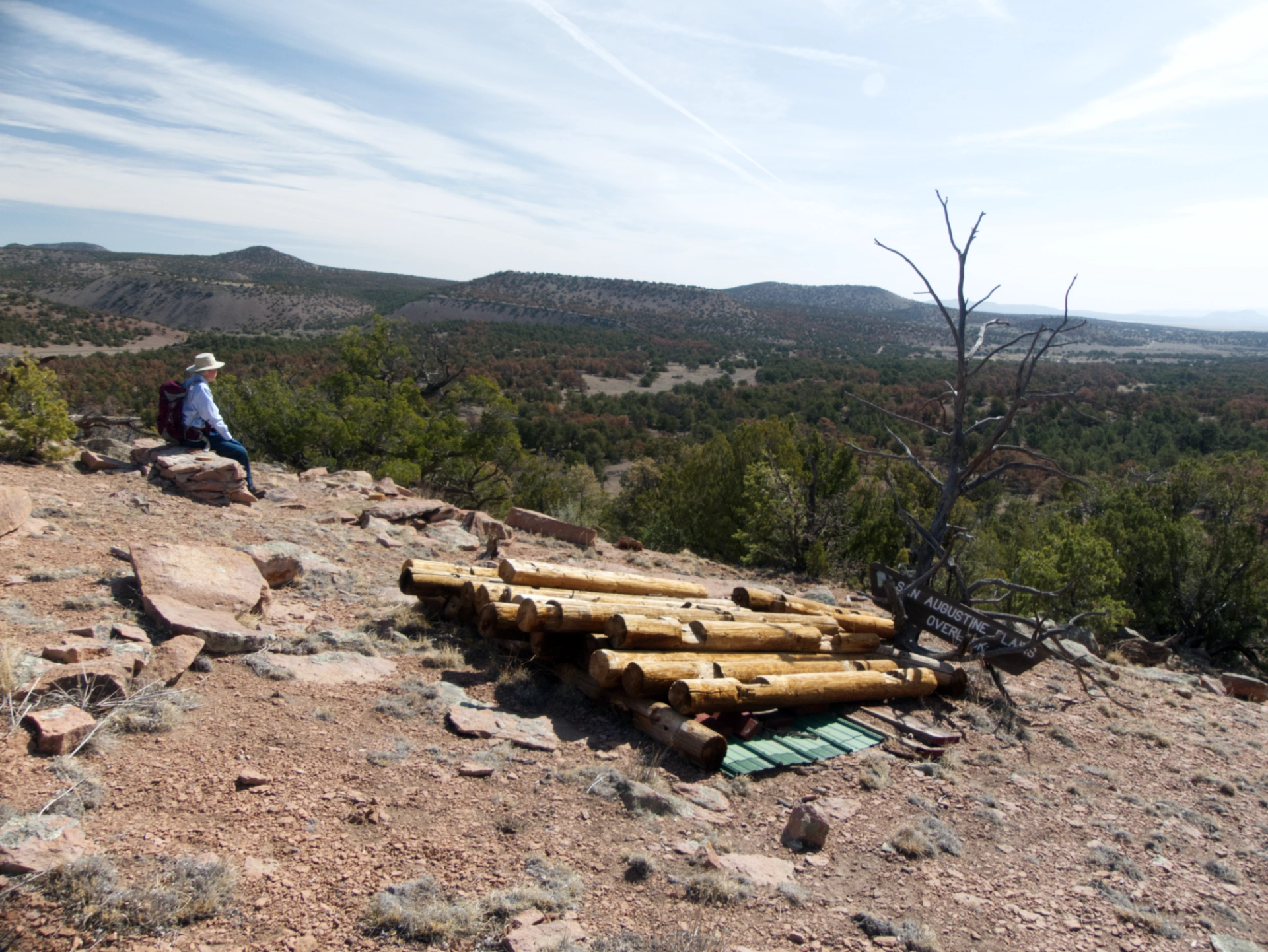 view from San Agustin Overlook today