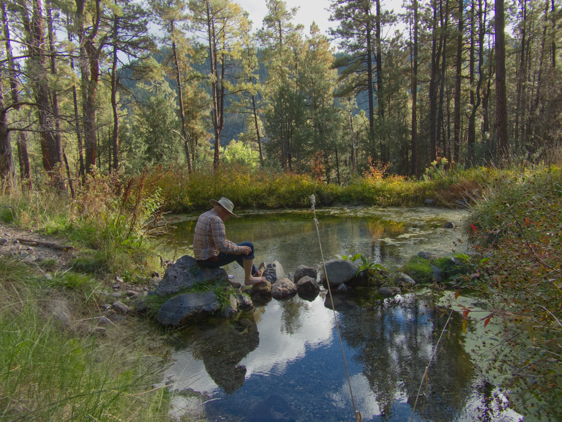 large pool at McCauley Warm Springs