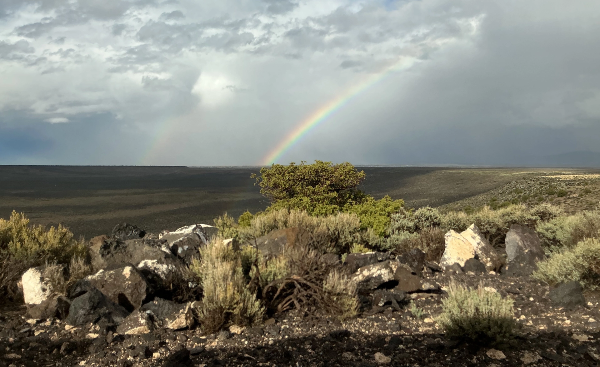 rainbow over Antonito