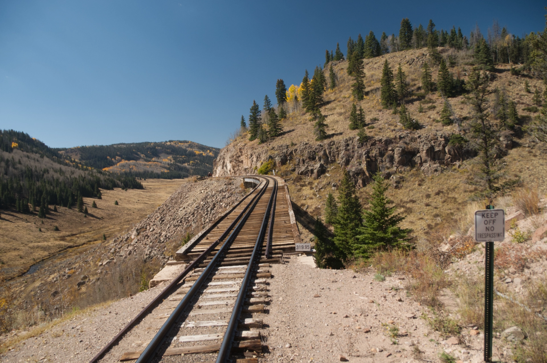 crossing the Cascade Trestle