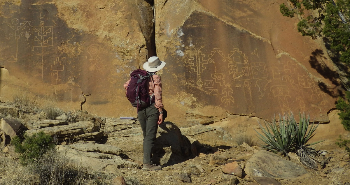 me at the petroglyphs