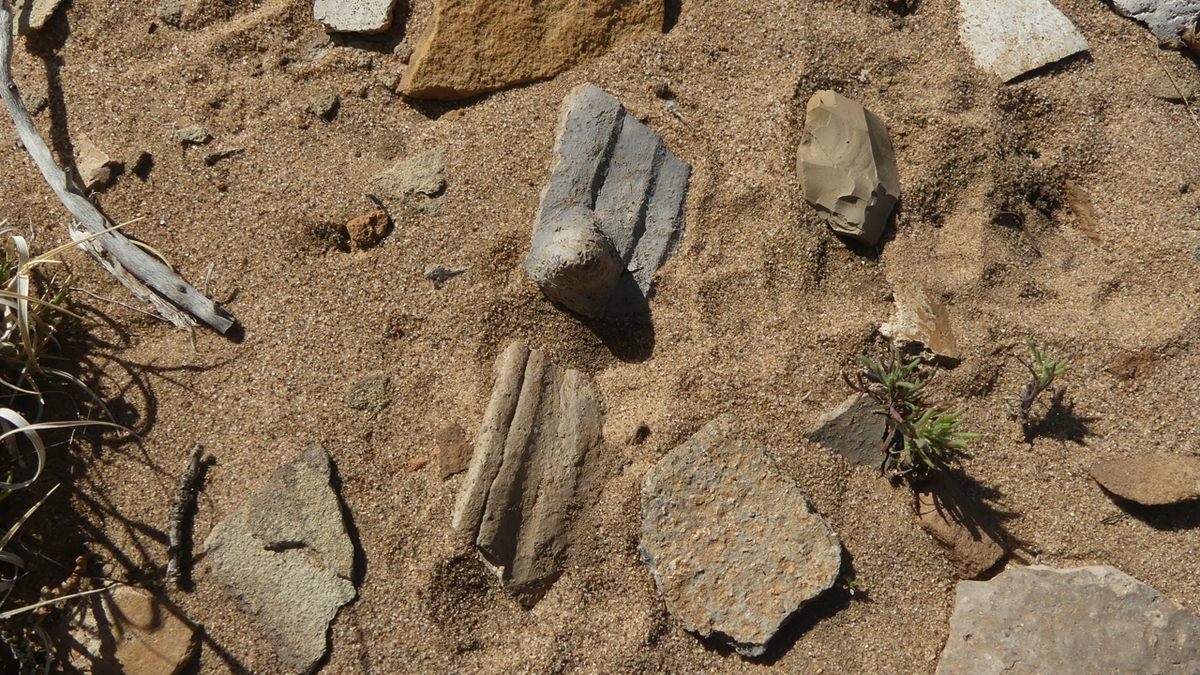 pottery shards