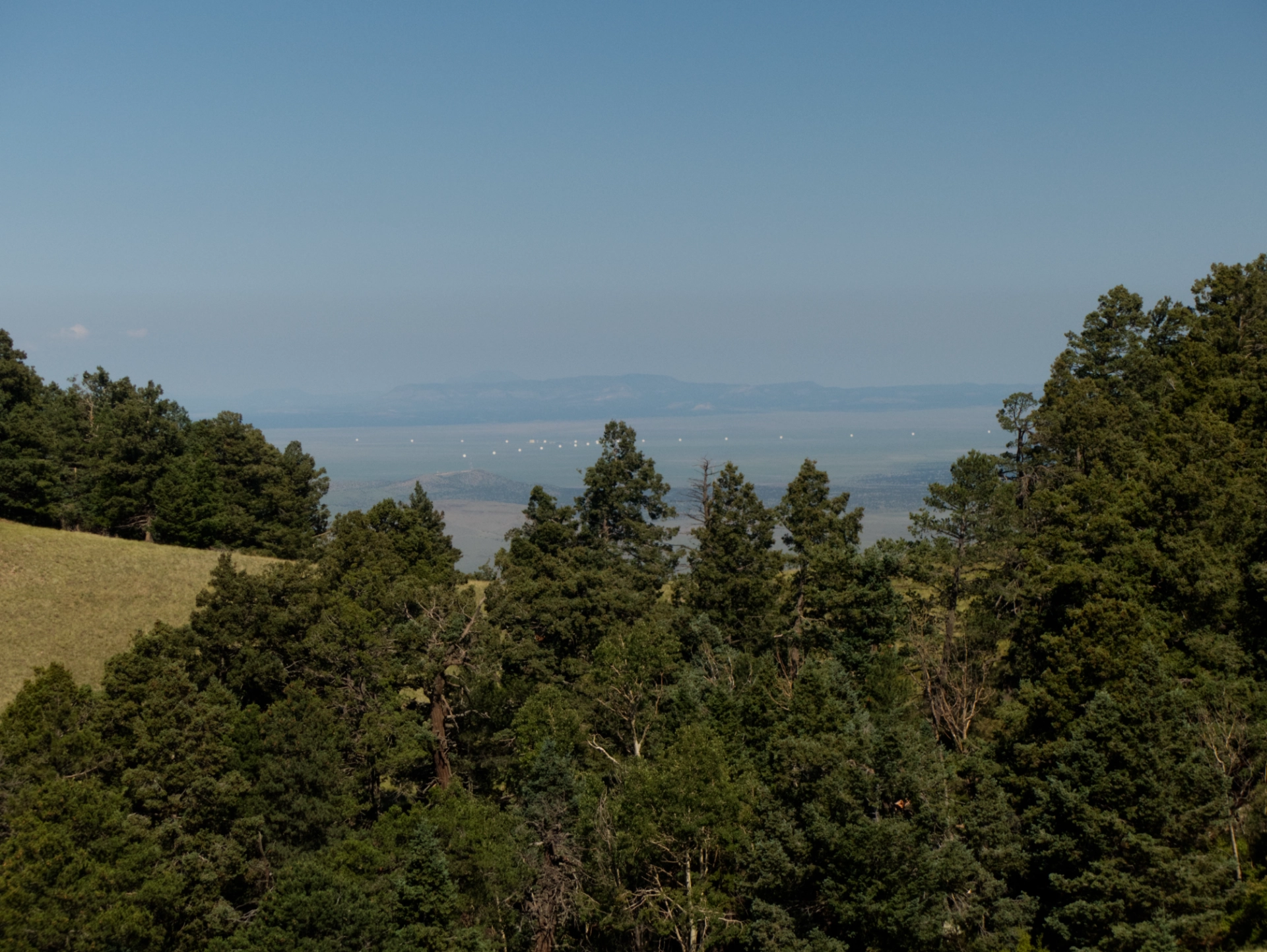 VLA dishes in the distance