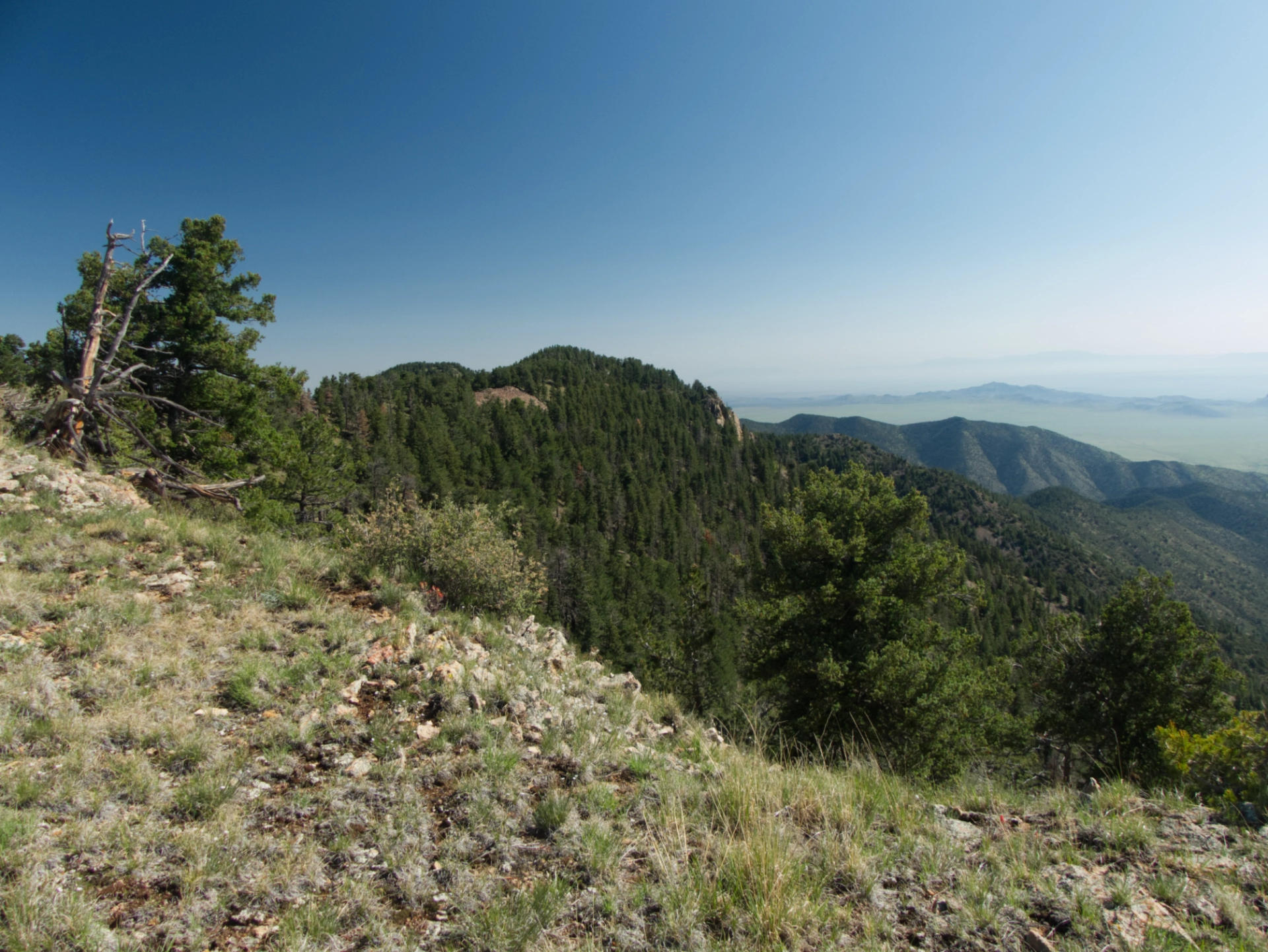 looking north toward an unnamed peak