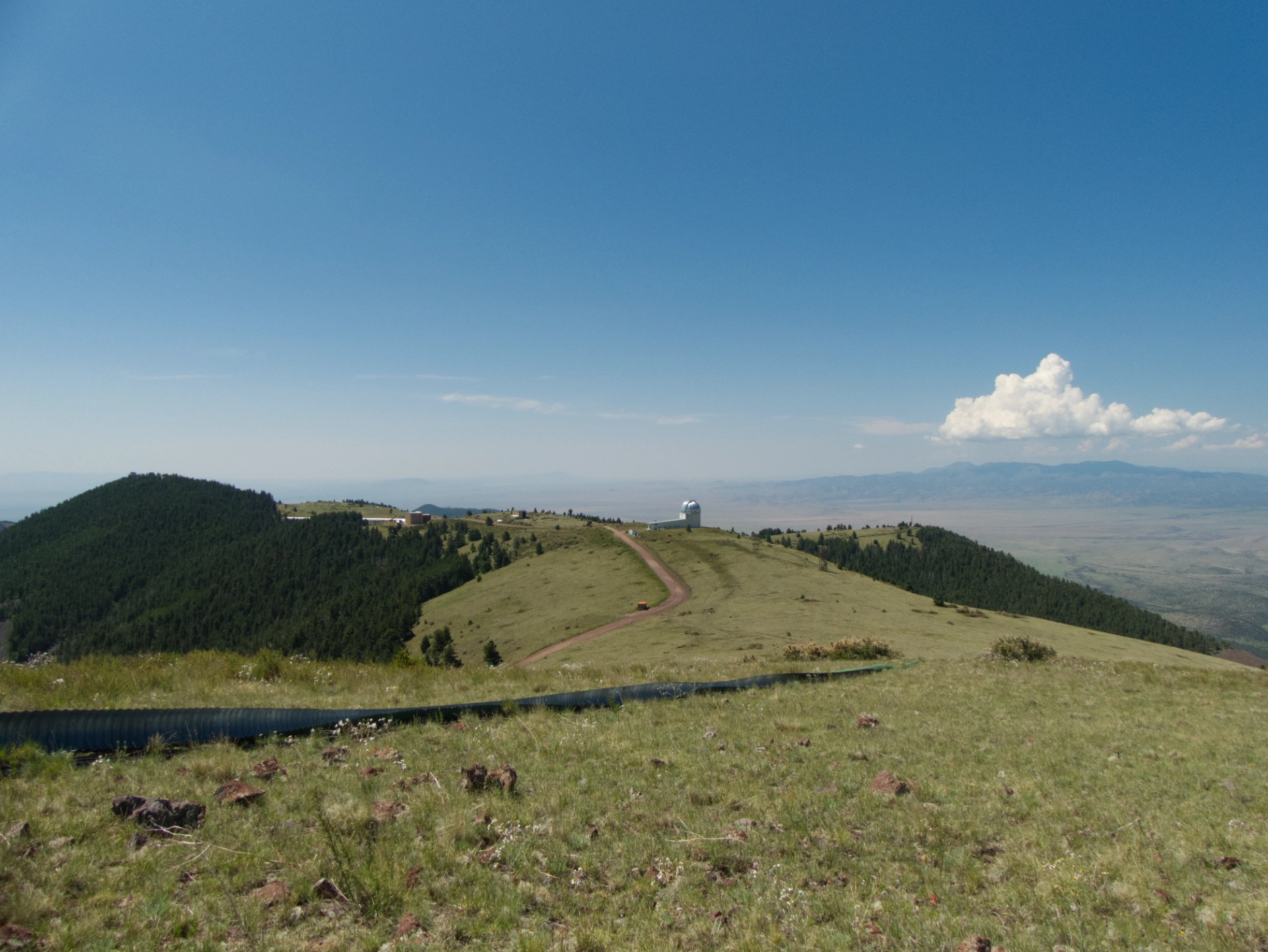 view from the summit of South Baldy