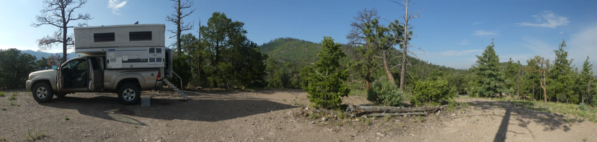 hilltop campsite