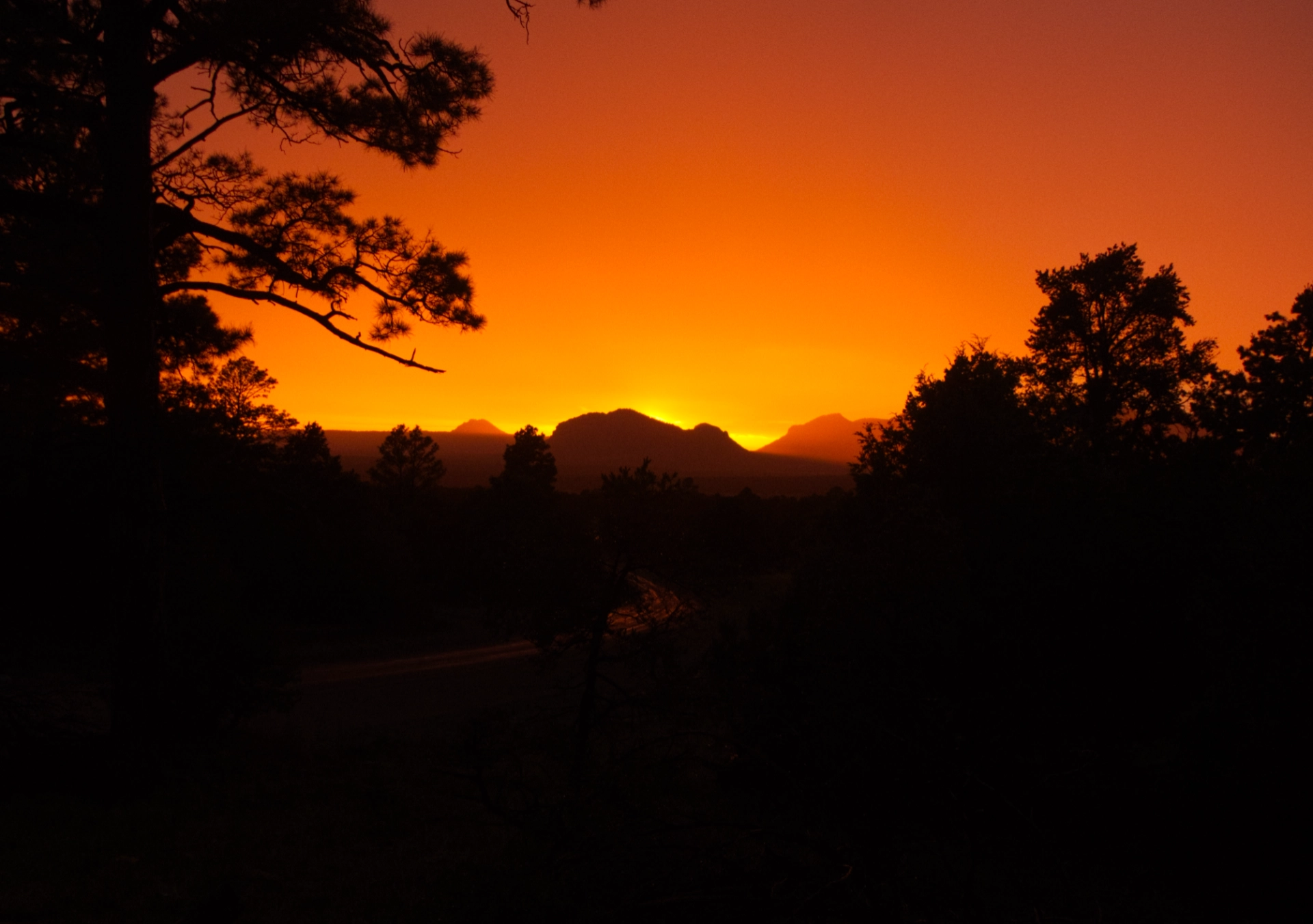 colorful sunset