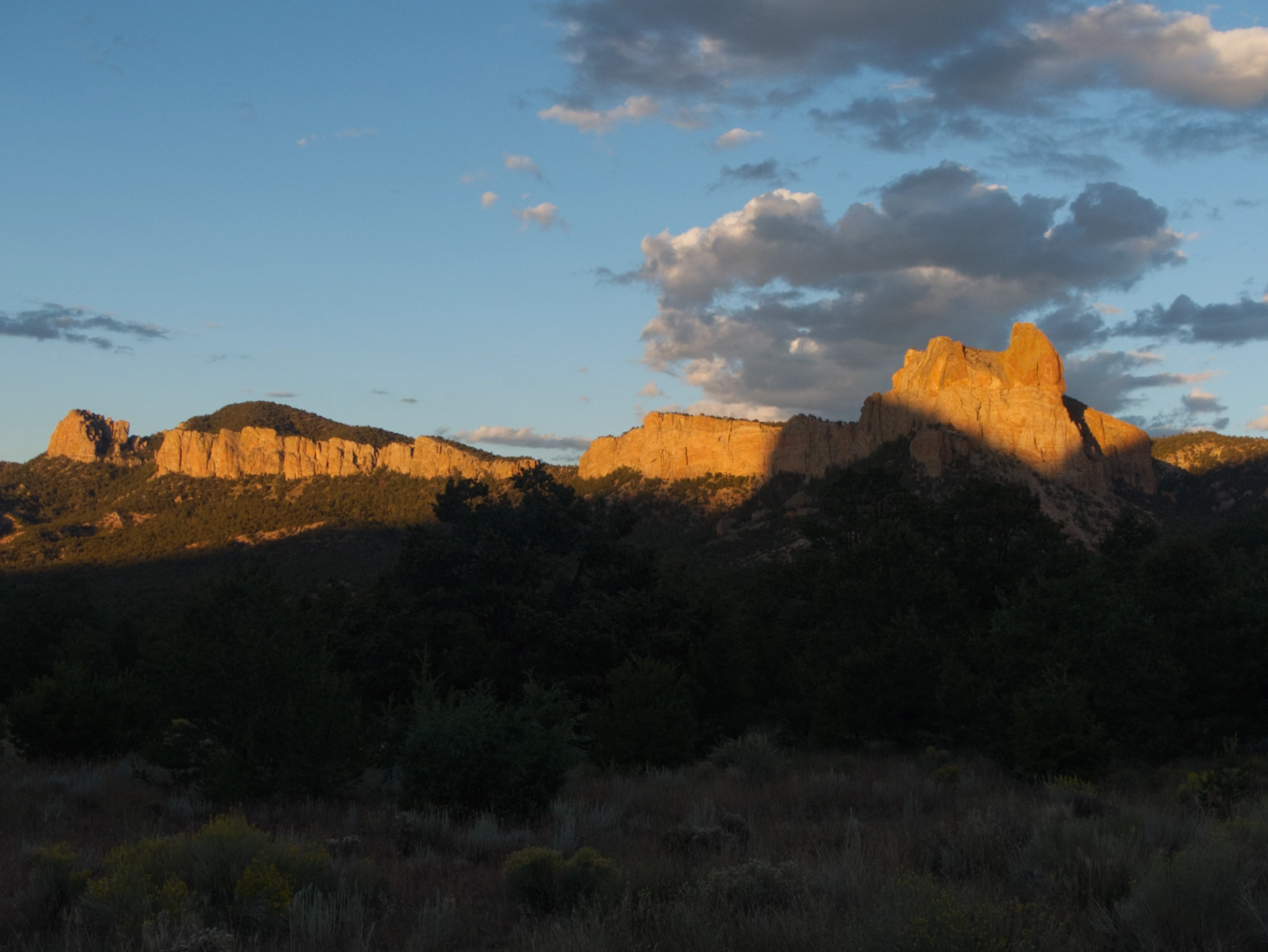 Peak 8919 at sunset