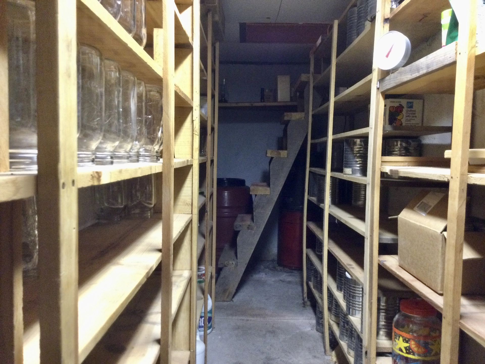 shelves full of goods in the dungeon