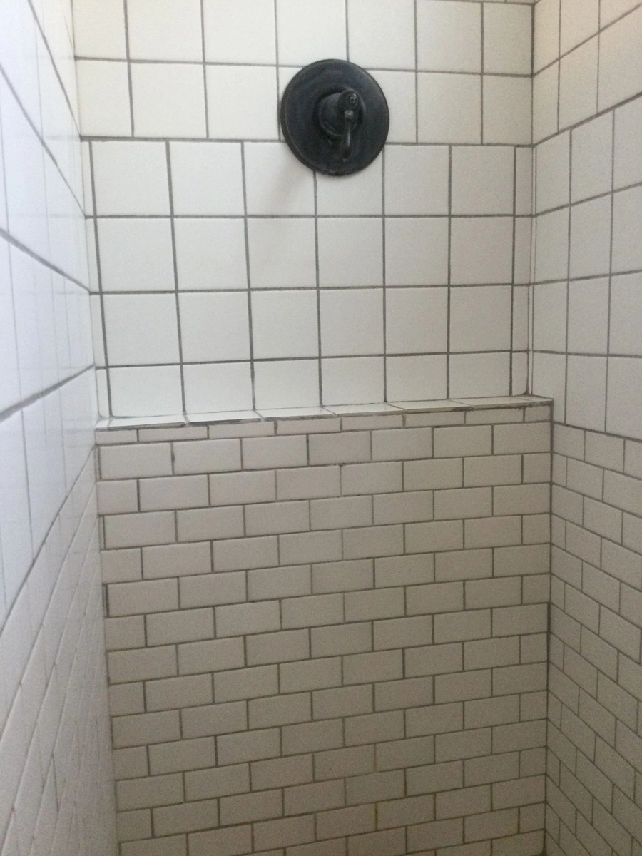 ceramic tile shower stall