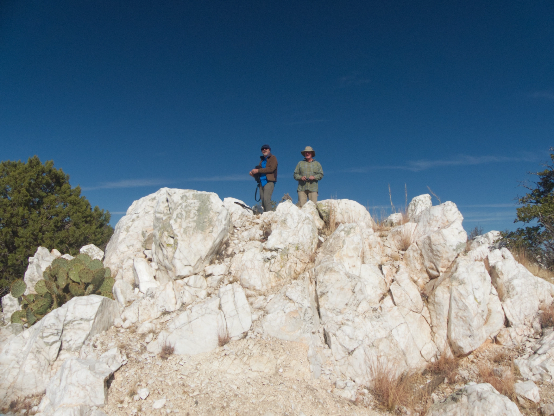 Ken and Alan at the summit