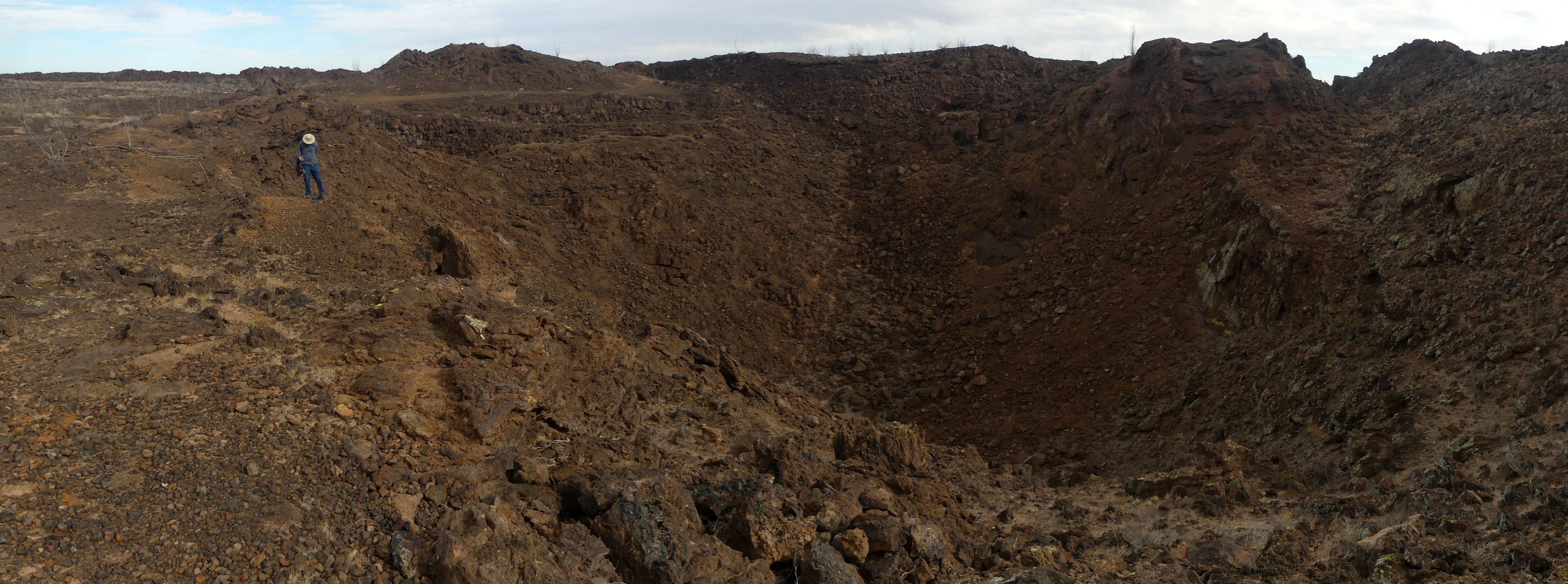 interior of Aden Crater