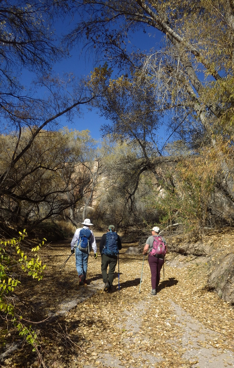 arriving at the mouth of the canyon