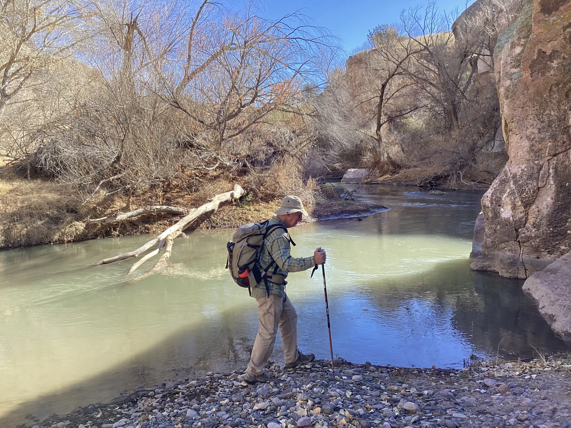 checking water depth