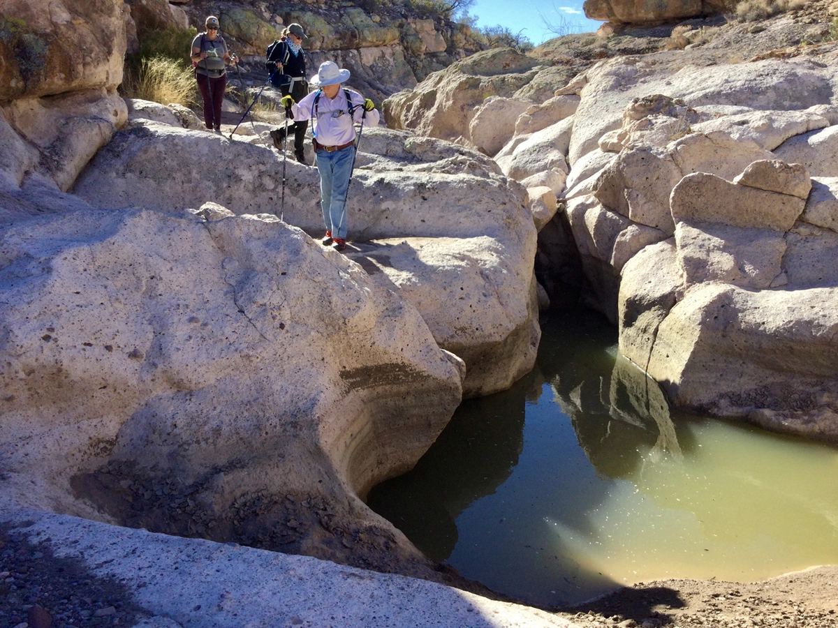 deep pool among the rocks