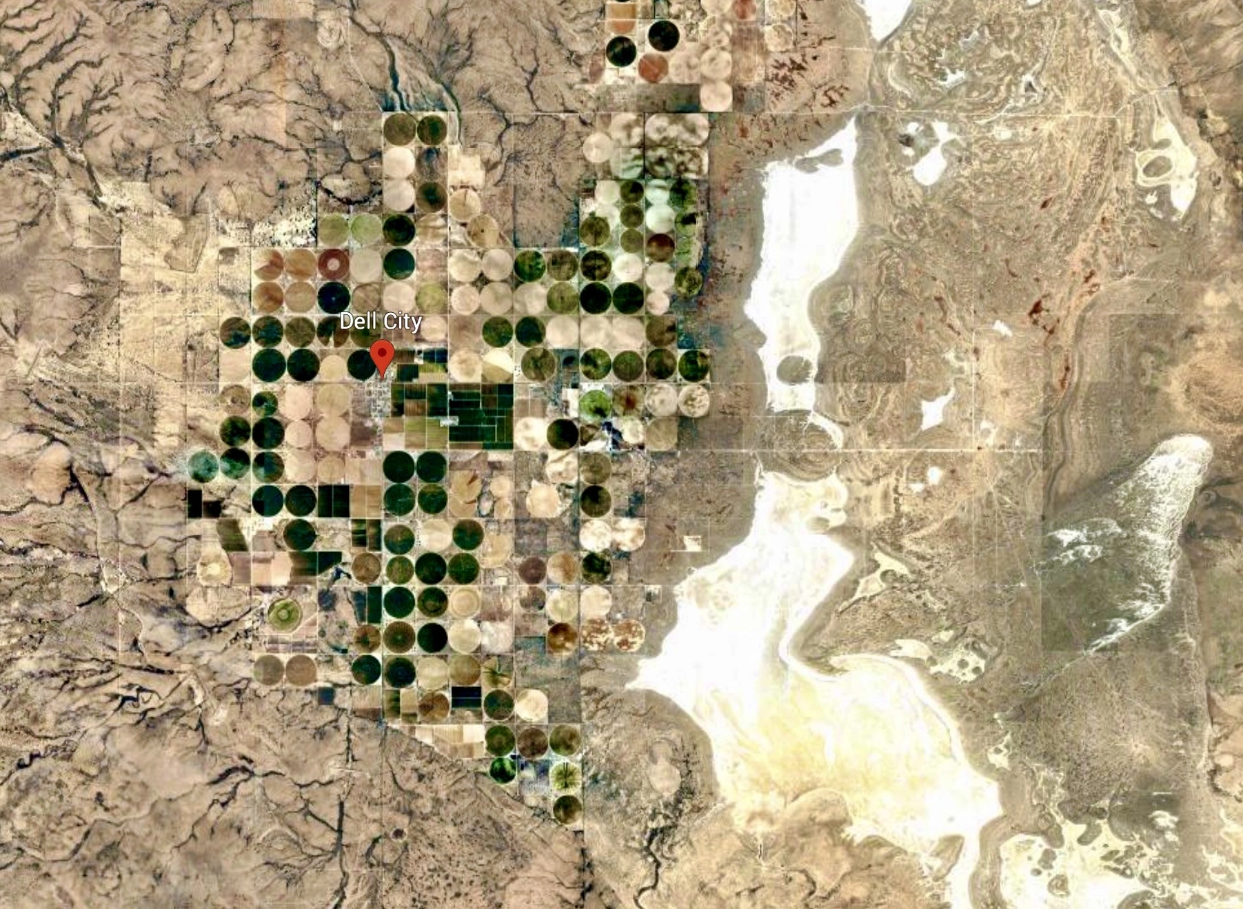 Dell City crop circles