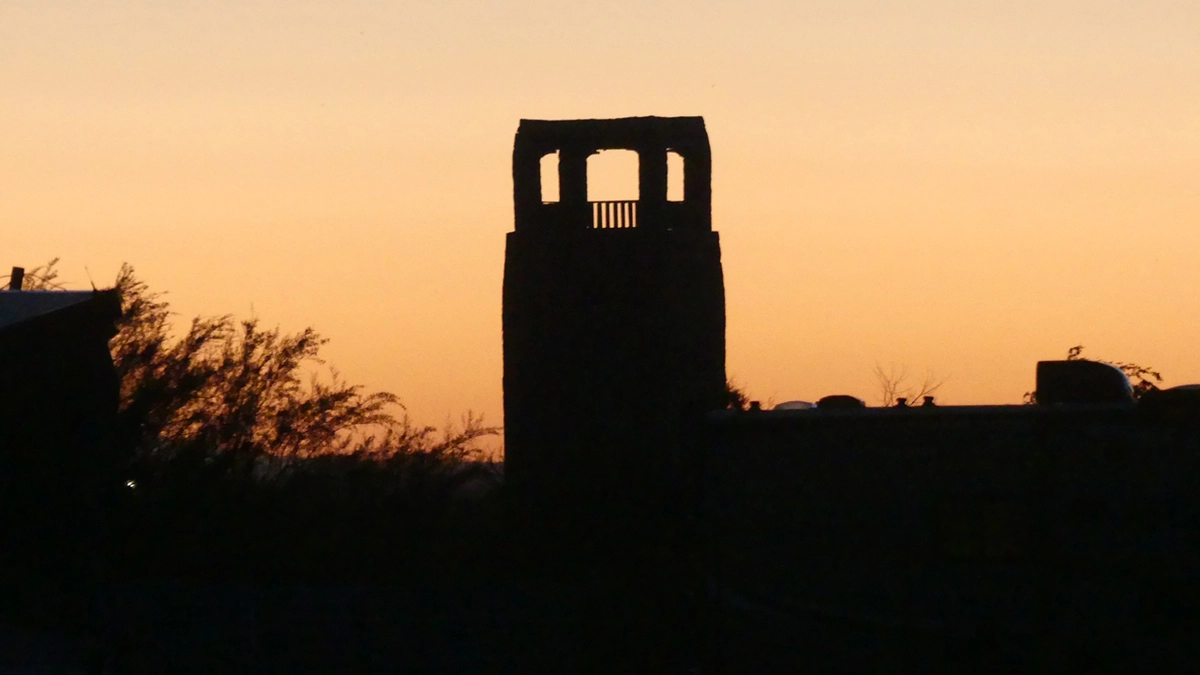 stone tower at Bottomless Lakes
