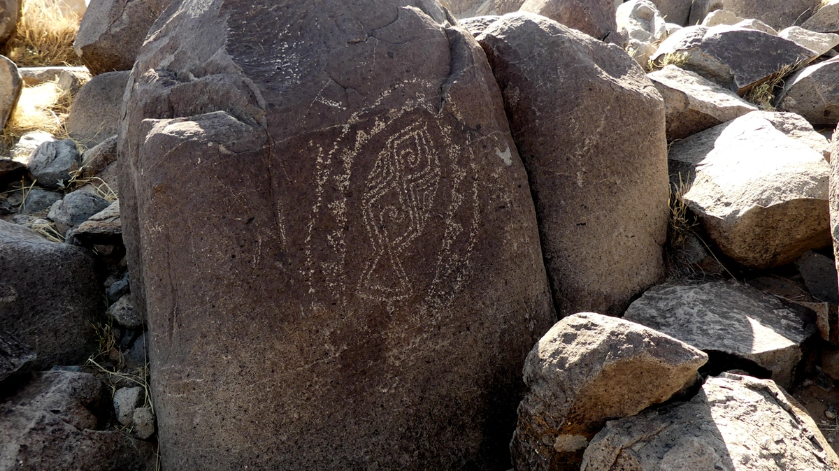 fish petroglyph