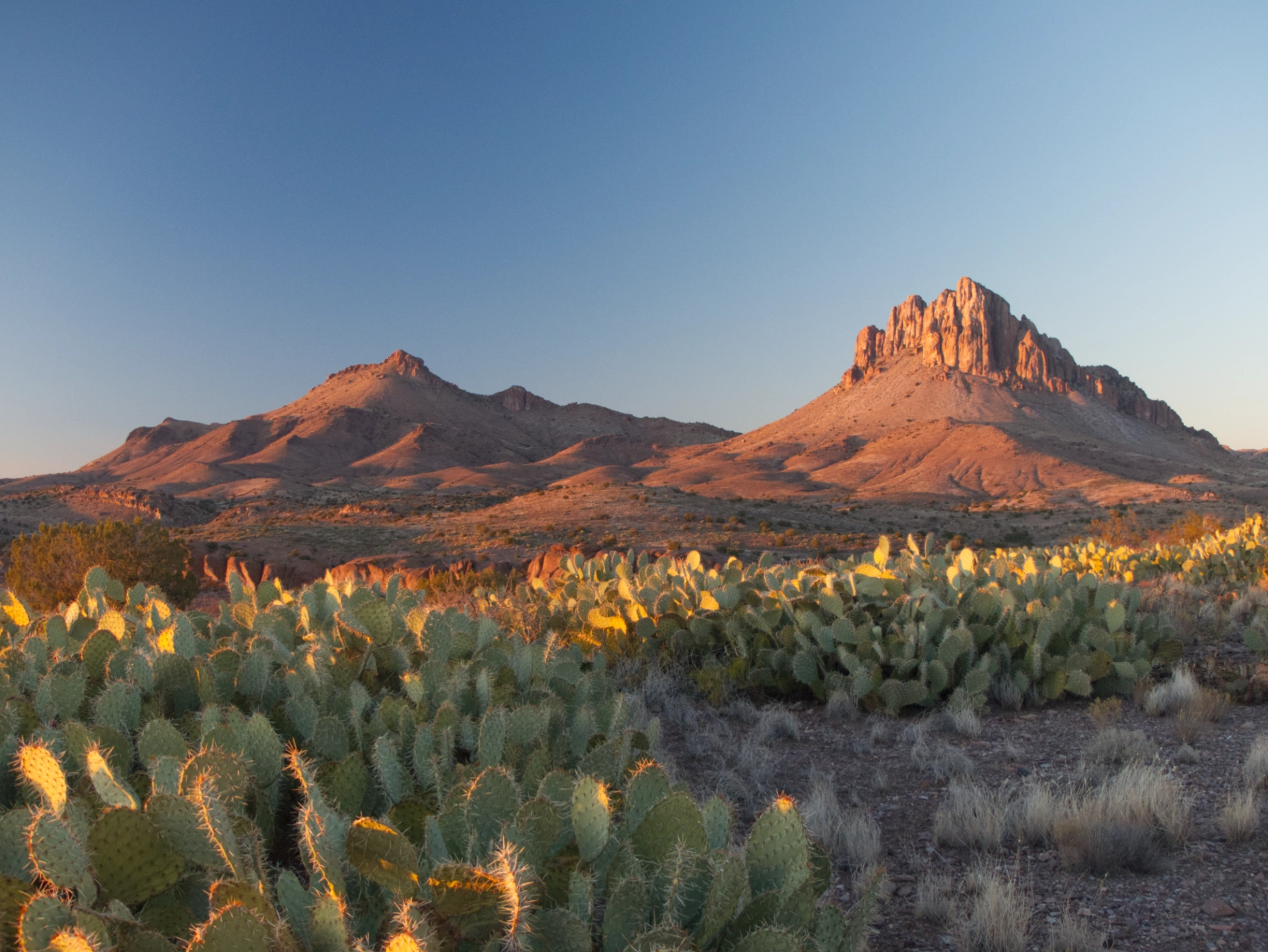 Steeple Rock at sunset