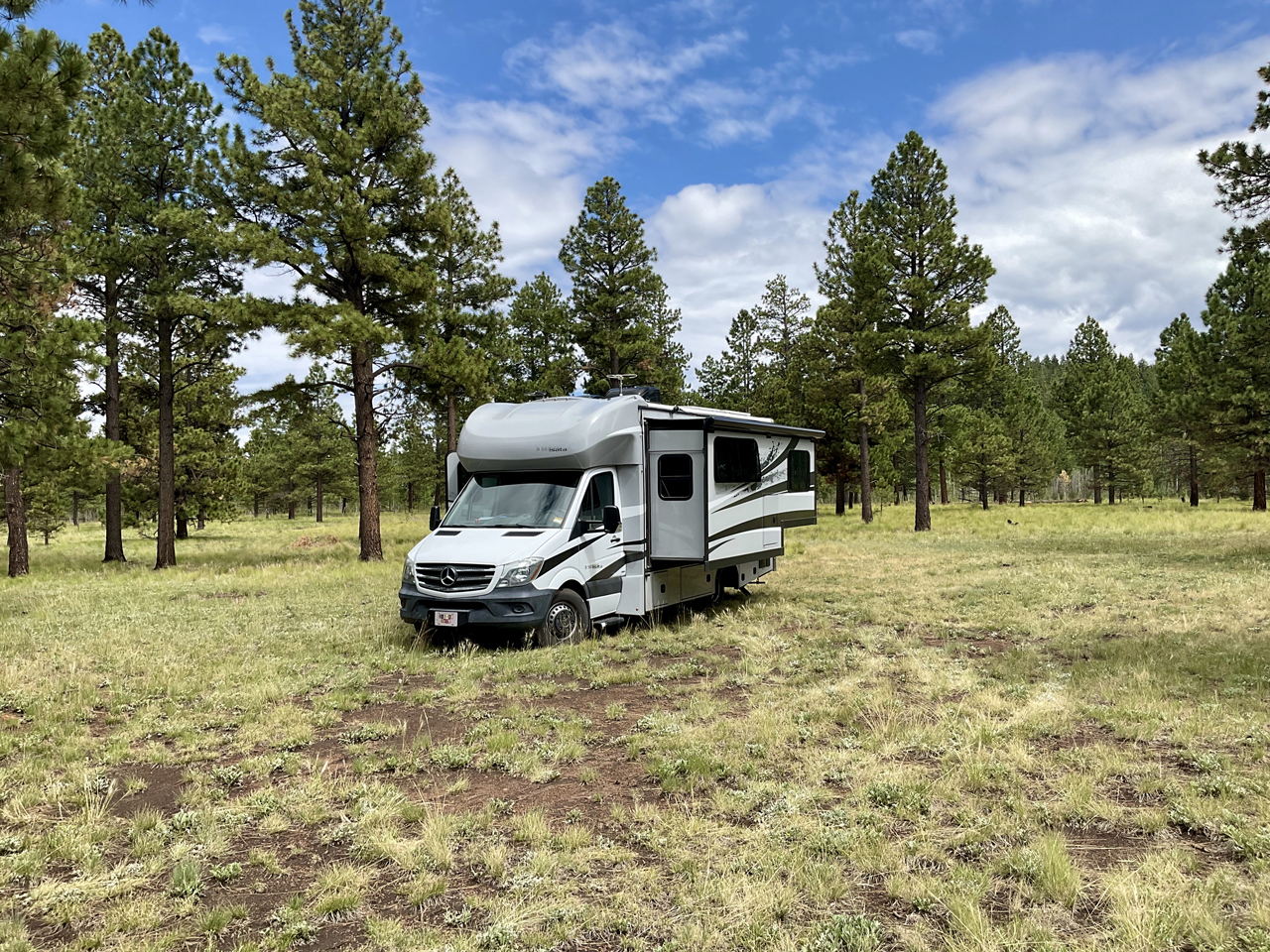 our RV in camp