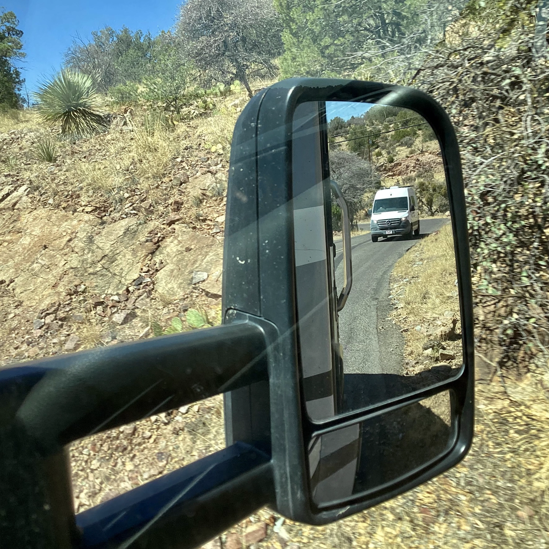 Silver City in the rearview mirror