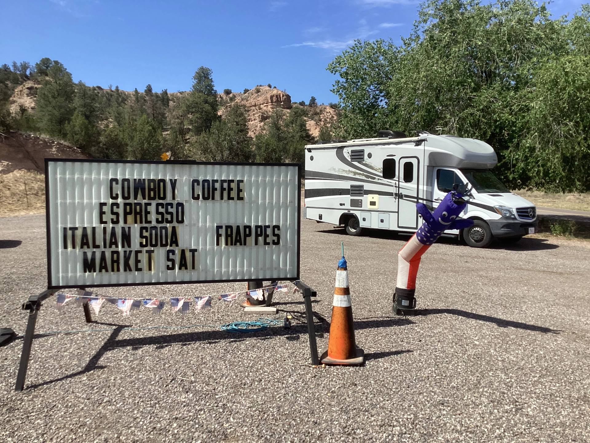 Cowboy Coffee truck in Glenwood.